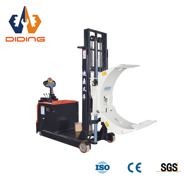 Elektrik counterbalance stacker kple flat pallet clamping attachment .