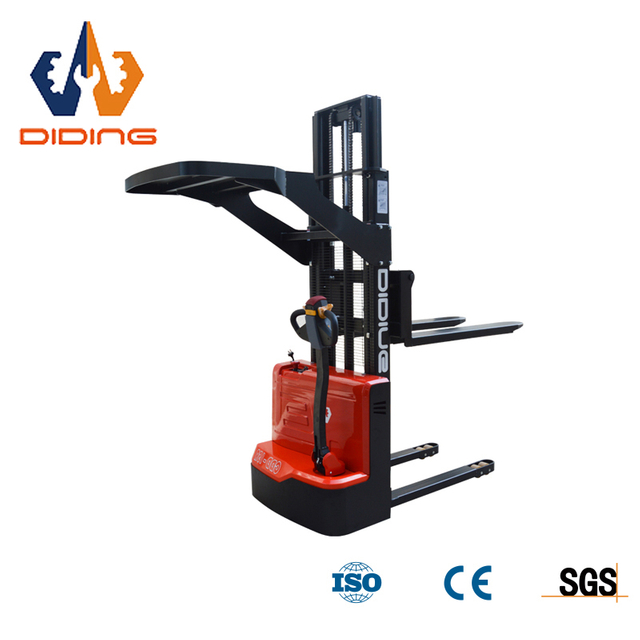Walkie Pallet Stacker dengan penutup overhead